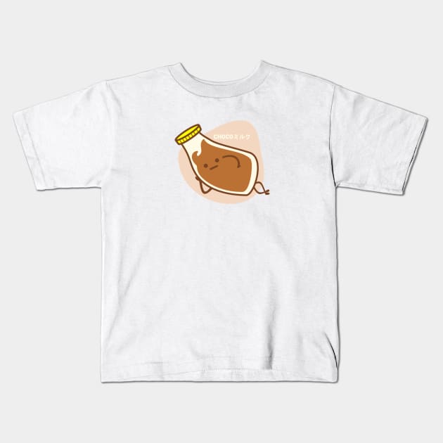 Choco Miruku Kids T-Shirt by Johnitees